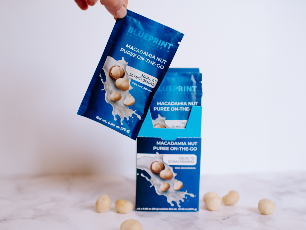 Free Macadamia Nut Puree Travel Packs