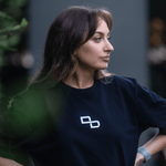 Lifestyle image of girl wearing  Evolution Of Human T-Shirt 