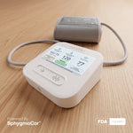 Blueprint heart health monitor and cuff in its travel case for at-home cardiovascular testing