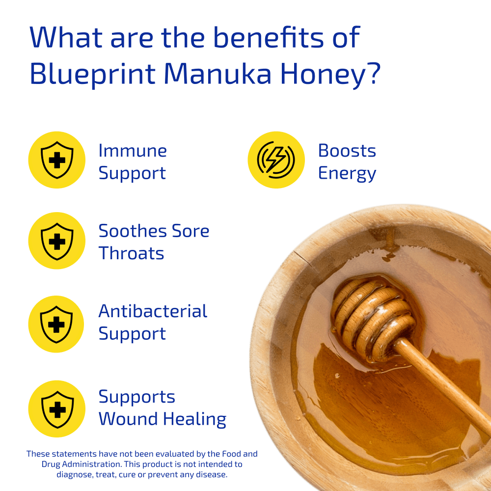 Boost your health with premium New Zealand Manuka honey, packed with 260+ MGO for powerful antibacterial support, immune health, and natural energy.
	•	Pure & Natural: Cold-extracted, additive-free, and toxin-free.
	•	Versatile: Supports energy, wound healing, sore throats, and overall wellness.
	•	Sustainably Sourced: Harvested from New Zealand’s pristine environment.
	•	Natural Energy: Low glycemic index for sustained energy and active lifestyles.