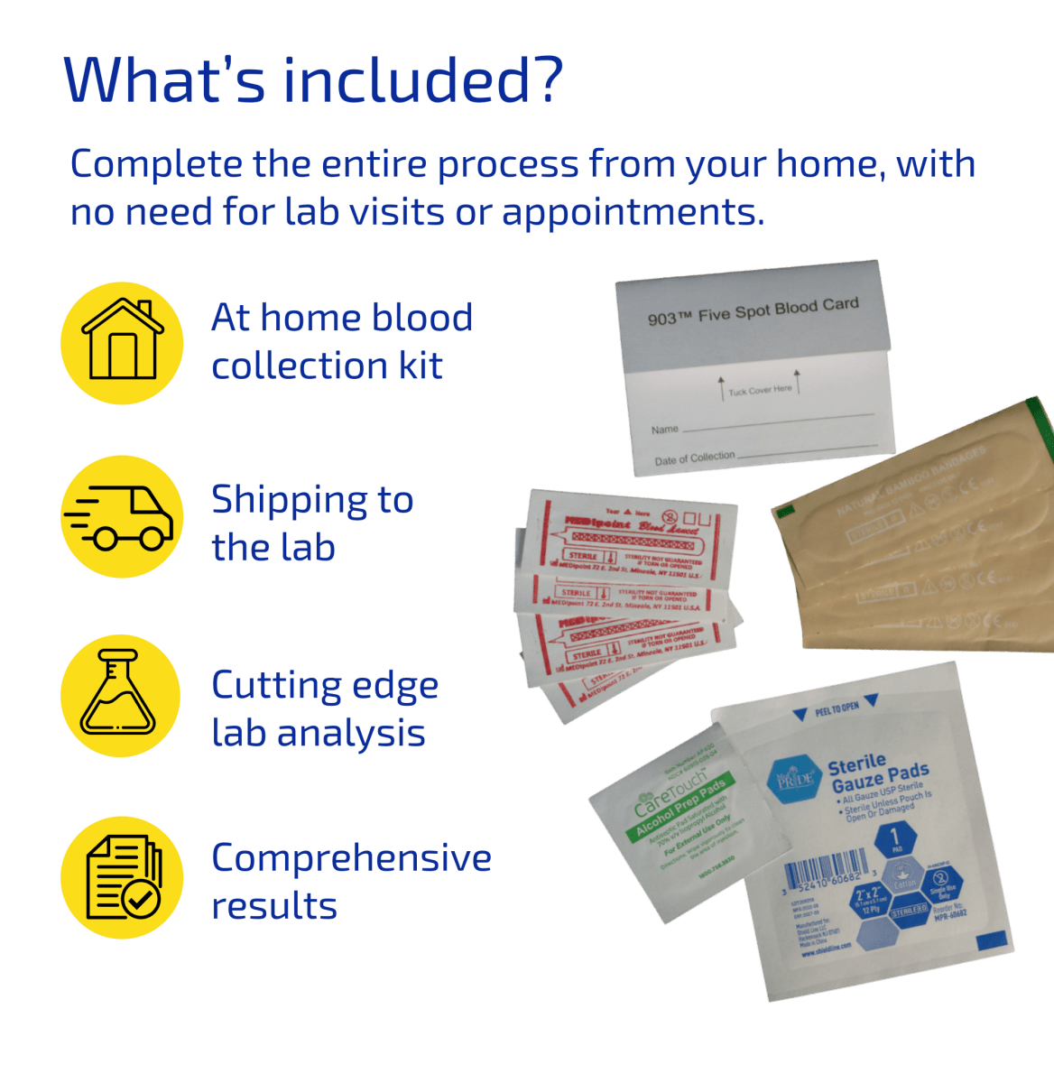 Microplastics Test at-home test what's included components 