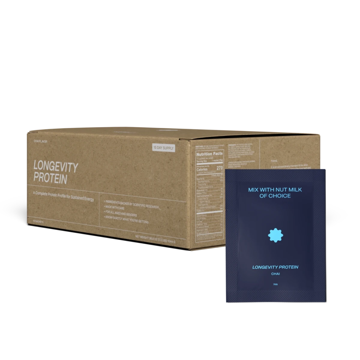 Metabolic protein single serve travel packs 