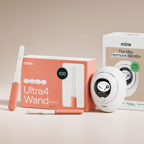 Mira Ultra4 Kit with the Mira hormone monitor and Ultra4 wands in retail packaging