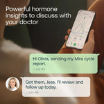 Powerful hormone insights from the Mira Ultra4 Kit, easy to share with your doctor