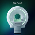 Prenuvo full-body MRI scanner against a teal background, a preventive health screening tool for longevity